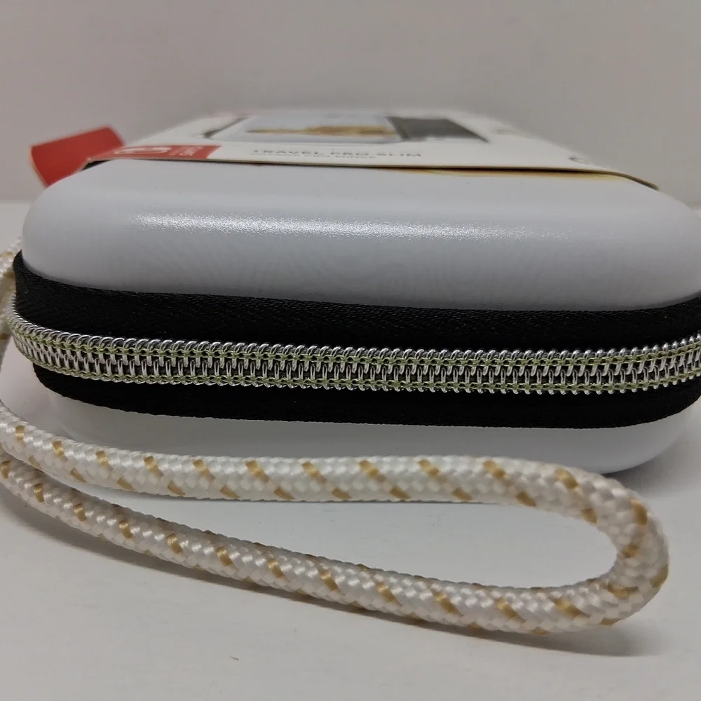 Nintendo Switch Travel Case - White and‎ Gold